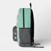 Name der Minze und des Regenbogens Bedruckter Rucksack (Rechts)
