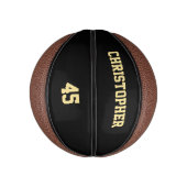 Name der Mit Monogramm Team-Nummer des Spielers Mini Basketball (Vertikal)
