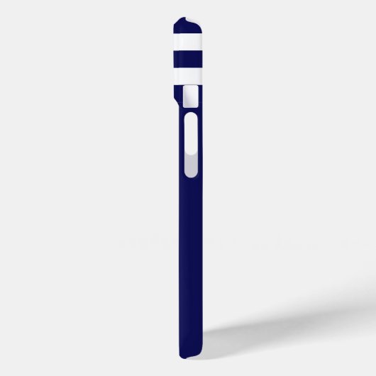 Name der Modellreihe Nauavy Blue Stripes Case-Mate iPhone Hülle (Rückseite / Links)