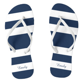 Name der modernen blauen Streifen Badesandalen