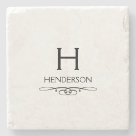 Name der modernen Monogram-Familie Steinuntersetzer