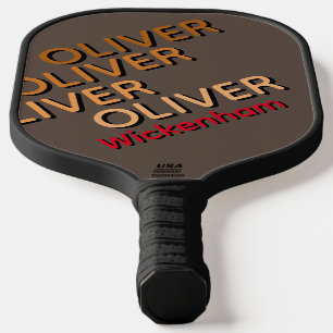 Name der modernen Typografie Pickleball Schläger