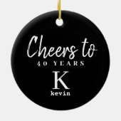 Name der Monografie jedes Jahr Keramik Ornament (Hinten)