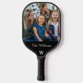 Name der Monogram-Familie für die personalisierte  Pickleball Schläger (Rückseite)