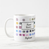 Name der Monogram, Farbe Wasser Kaffeetasse (Links)