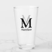 Name der Monogramm Glas (Rückseite)