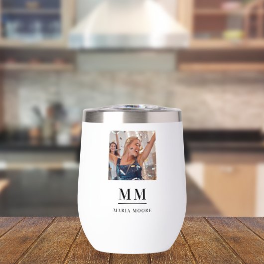 Name der Monogramm-Initialen des Fotos