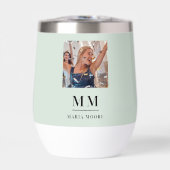 Name der Monogramm-Initialen des grünen Fotos (Vorderseite)