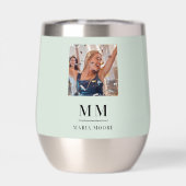 Name der Monogramm-Initialen des grünen Fotos (Rückseite)