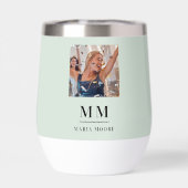 Name der Monogramm-Initialen des grünen Fotos (Rückseite)