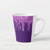 Name der Monogramm-Initialen von Tropfen für lila  Milchtasse (Rechts)