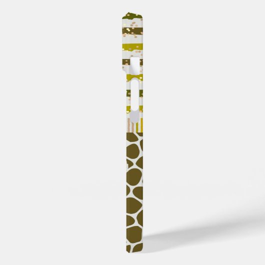 Name der Monogramm tropisch Case-Mate iPhone Hülle (Rückseite / Links)