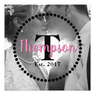 Name der Monogrammfamilie Fotodruck