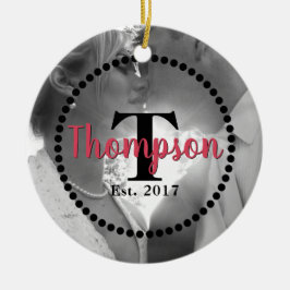 Name der Monogrammfamilie Keramik Ornament