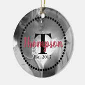 Name der Monogrammfamilie Keramik Ornament (Links)
