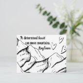 Name der motivierend Festgestellten HerzbewegungsM Postkarte (Stehend Vorderseite)