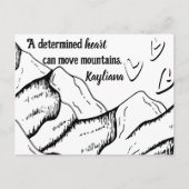 Name der motivierend Festgestellten HerzbewegungsM Postkarte (Vorderseite)