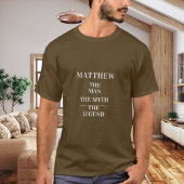 Name der Mythos-Legende braun T-Shirt