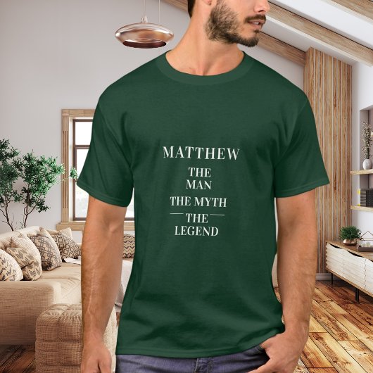 Name der Mythos-Legende grün T-Shirt
