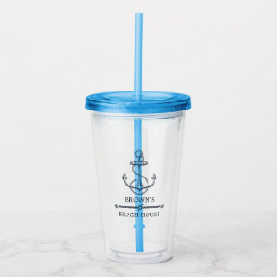 Name der Nautic Anchor Beach oder Lake House Acryltrinkbecher
