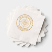 Name der Nautic Compass #3-Familie Datum der Meldu Servietten Mit Folie (Insitu (Gestapelt))