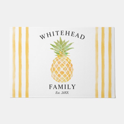 Name der Nautic Welcome Family Anchor White Fußmatte (Vorderseite)