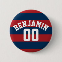 Name der Navy Blue und Red Rugby Stripes