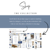 Name der Navy Blue Watercolor-Sitzplan-Karte