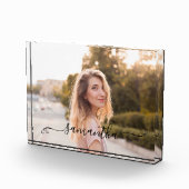 Name der niedlichen Bow-Signatur Fotoblock (Rechts)