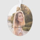 Name der niedlichen Bow-Signatur Ornament (Vorderseite)