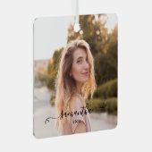 Name der niedlichen Bow-Signatur Ornament Aus Metall (Vorderseite Rechts)