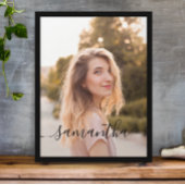 Name der niedlichen Bow-Signatur Poster