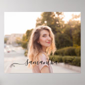 Name der niedlichen Bow-Signatur Poster (Vorne)