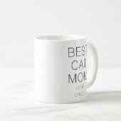 Name der niedlichen Cat-Mama Kaffeetasse (VorderseiteRechts)
