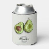 Name der niedlichen Cotgecore Crochet Avocado Mono Dosenkühler (Kanne Vorderseite)