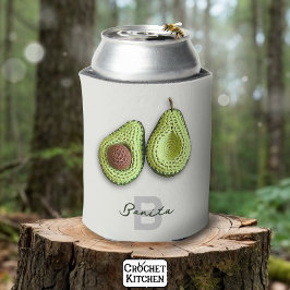 Name der niedlichen Cotgecore Crochet Avocado Mono Dosenkühler