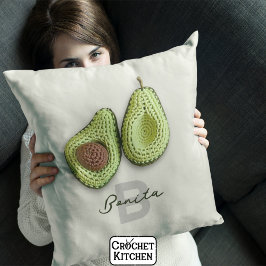 Name der niedlichen Cotgecore Crochet Avocado Mono Kissen