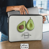 Name der niedlichen Cotgecore Crochet Avocado Mono Laptopschutzhülle