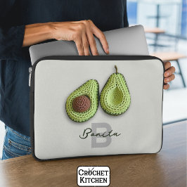 Name der niedlichen Cotgecore Crochet Avocado Mono Laptopschutzhülle