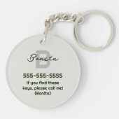 Name der niedlichen Cotgecore Crochet Avocado Mono Schlüsselanhänger (Rückseite)