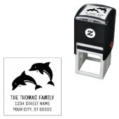 Name der niedlichen Delphine Permastempel (Beispiel)