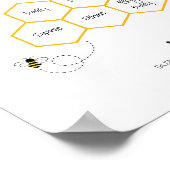 Name der niedlichen Familie und des Begleiters - B Poster (Ecke)