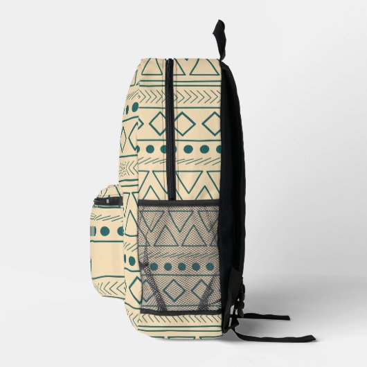 Name der niedlichen gelben Aquamarinen Mundtuch-Mo Bedruckter Rucksack (Rechts)