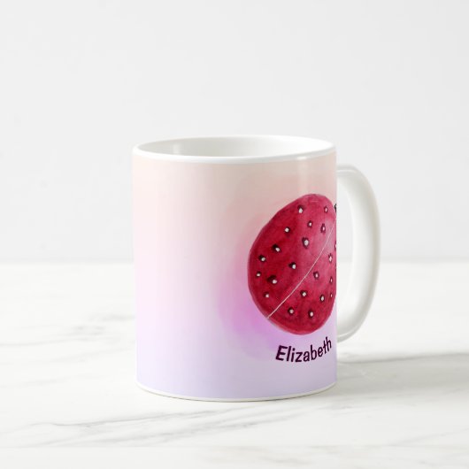 Name der niedlichen Girly Ladybug Kaffeetasse (VorderseiteRechts)
