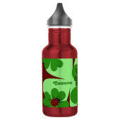 Name der niedlichen Lady Bug & Clover Leaf Edelstahlflasche (Links)