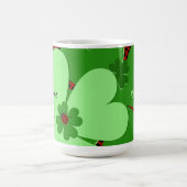 Name der niedlichen Lady Bug & Clover Leaf Kaffeetasse (Mittel)