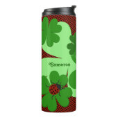 Name der niedlichen Lady Bug & Clover Leaf Thermosbecher (Nach links gedreht)