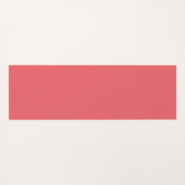 Name der niedlichen Monogram Wasserfarbe Yogamatte (Rückseite (Horizontal))