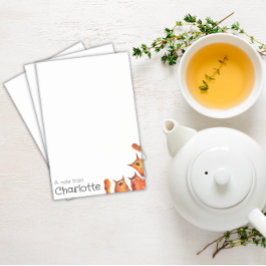 Name der niedlichen Orangen-Cartoon-Katzen Post-it Klebezettel