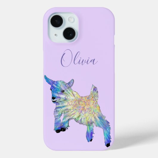 Name der niedlichen Pigmentziege Case-Mate iPhone Hülle (Rückseite)